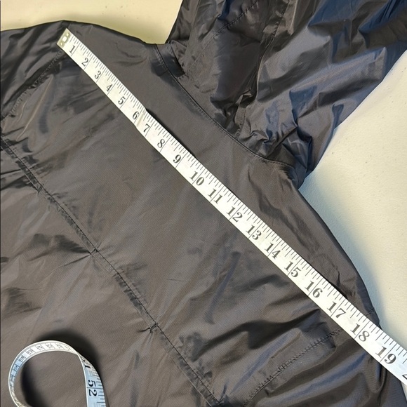 Eddie Bauer Black Packable Windbreaker Jacket Raincoat Hood Technical Jacket - Picture 15 of 16